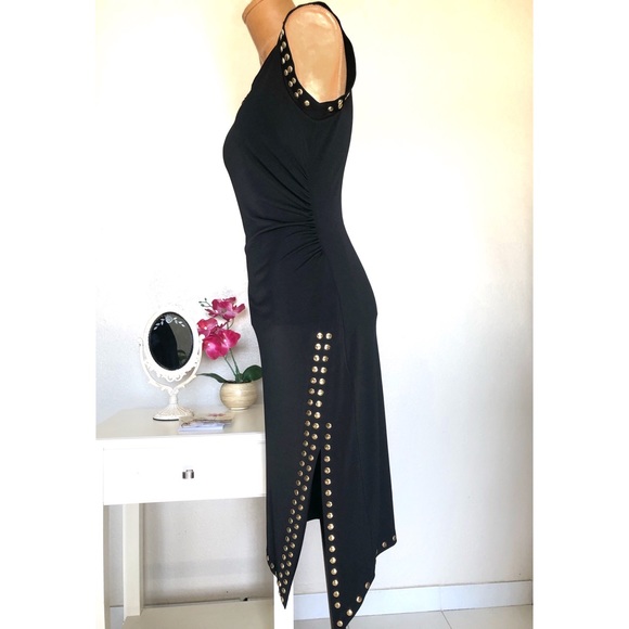 Michael Kors black studded sheath dress size small - Picture 4 of 8